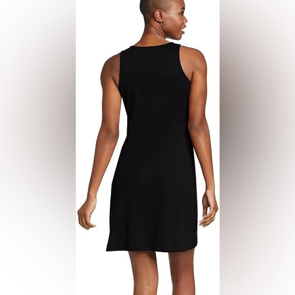Eddie Bauer Aster Sleeveless Empire Waist Dress Black Size Medium - Picture 3 of 9